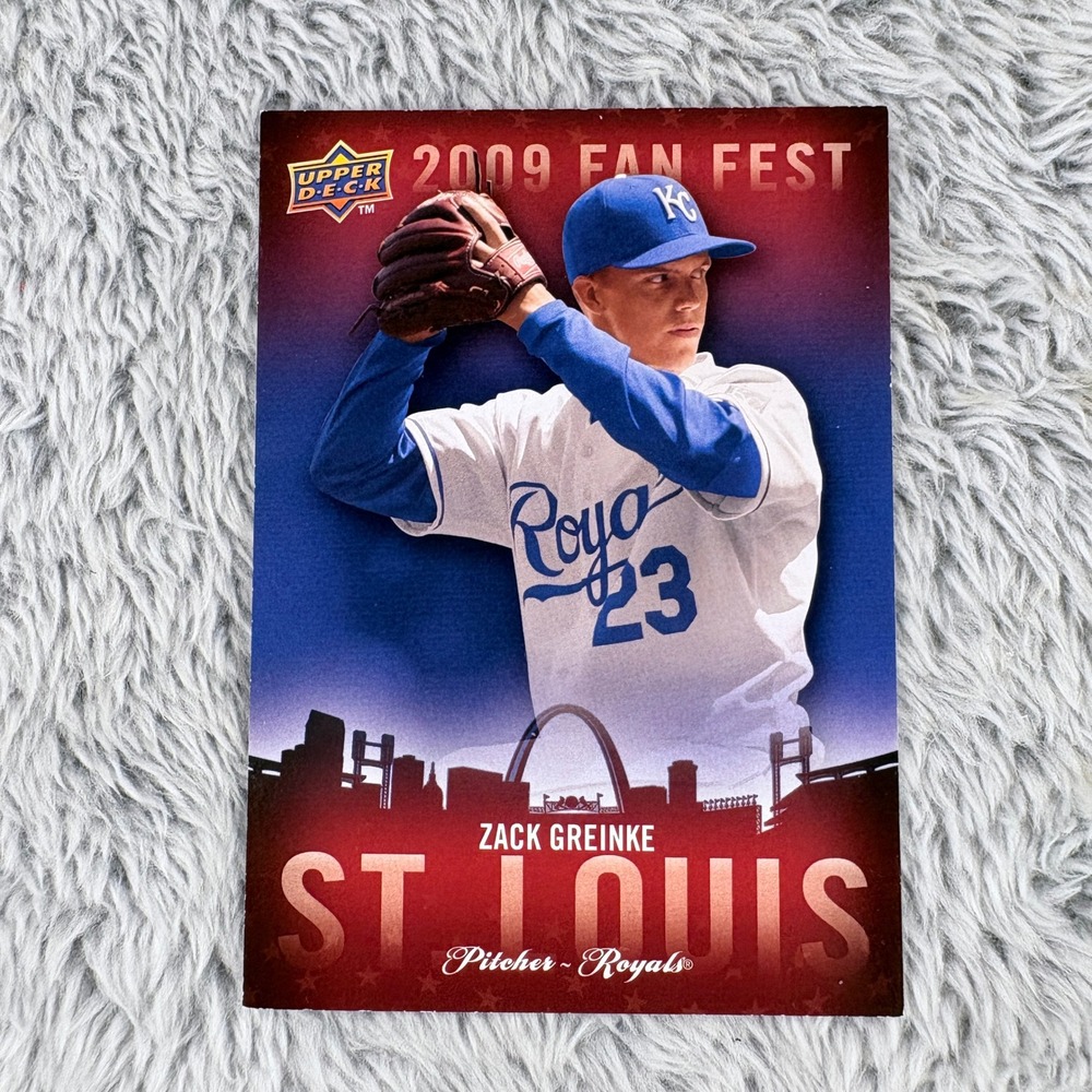 2009 Upper Deck All-Star Fan Fest Zack Greinke Kansas City Royals Rare FF-18 SP